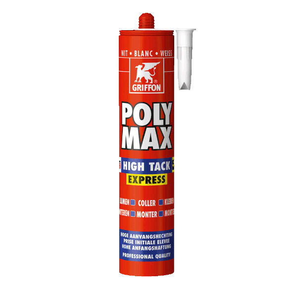 Colle Poly-Max High Tack Express Griffon Blanc 410 g