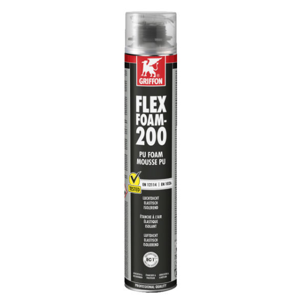 Mousse Polyuréthane Etanchéité Isolation Flex Foam Griffon 750 ml