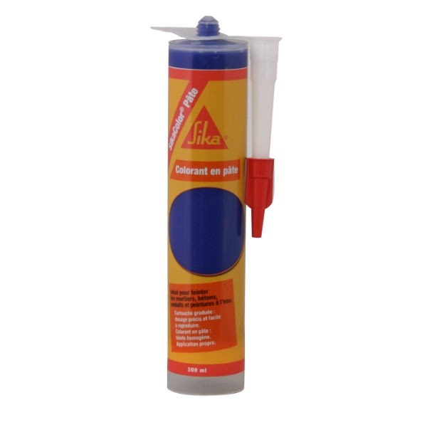 Colorant Sikacolor Pâte pour bétons et mortiers, Bleu 300 ml