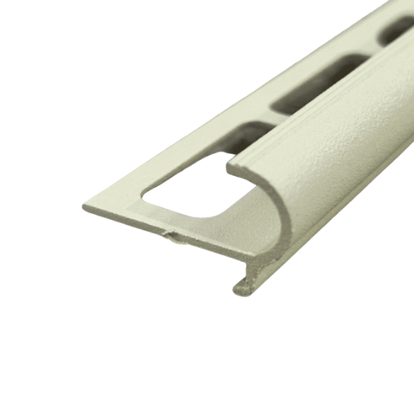 Nez de Marche Alu Anodisé pour Carrelage H 11 mm x L 3 m, Beige Sablé