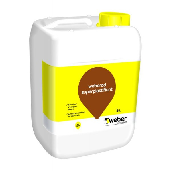 Adjuvant Réducteur d'Eau Béton Weberad Superplastifiant 280ml