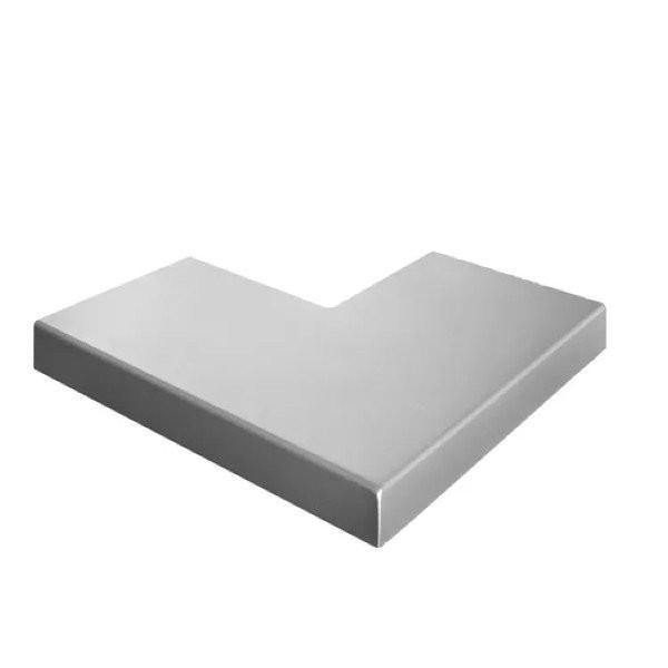 Angle-90°-Couvertine-Alu-Finibeau-Plat-50x50x27cm-Gris-Sablé-1