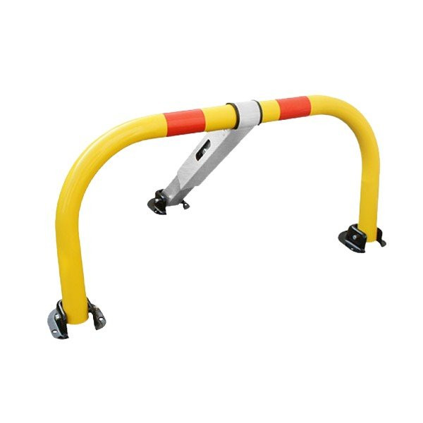 Arceau de Parking Jaune ⌀60mm avec Serrure Viso STOPROJA