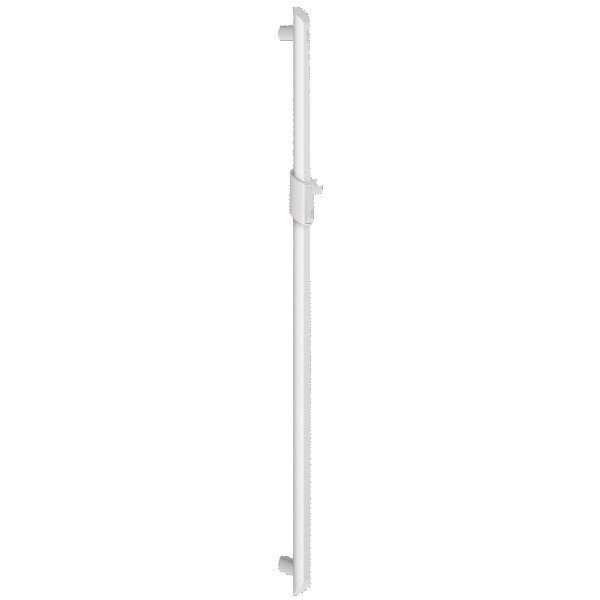 Barre Droite et Support Douchette Delabie H.1 050 mm Blanc 511946W