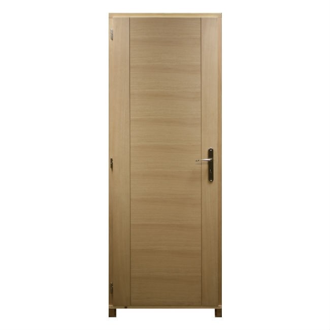 Bloc porte Chêne Fontainebleau 1 Panneau 204x83 cm poussant Droit