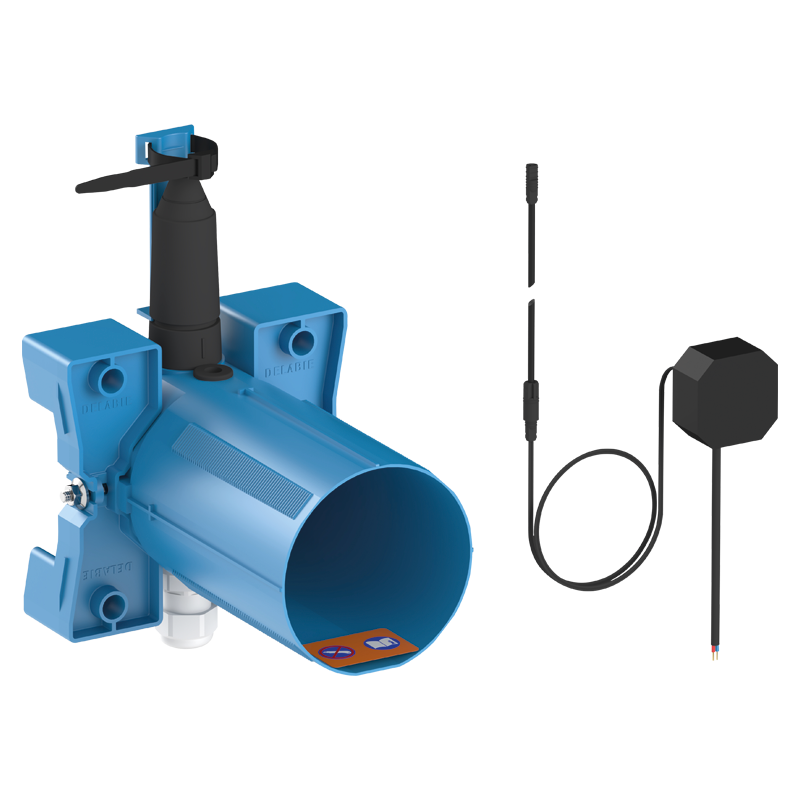 Boîtier encastré sur secteur Delabie pour Urinoir Tempomatic 4 430SBOX
