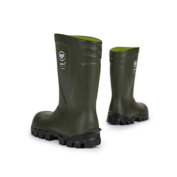 Bottes de Travail Bekina MidliteX SolidGrip O4 Vert/Noir
