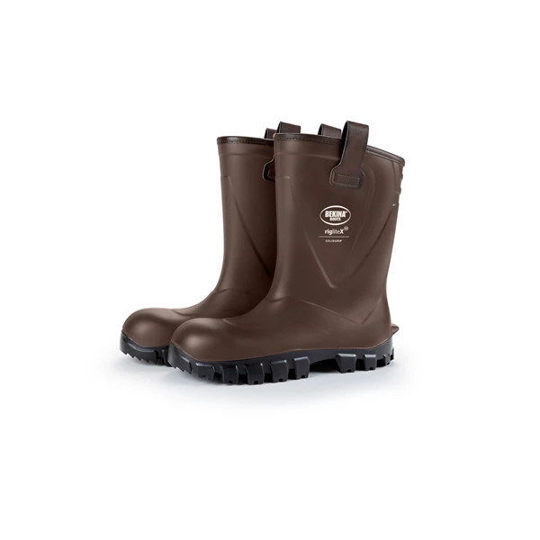 Bottes de Sécurité Bekina RigliteX SolidGrip S5 SRC Marron/Noir