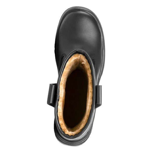 Bottes De Sécurité KELI FRANCE - S3 SRC - Fourrées - Coque Acier - Semelle Anti-dérapante - Cuir Noir - Pour Travaux Extérieurs
