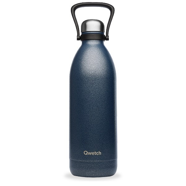 Bouteille Isotherme avec Ansse Qwetch Double Paroi Roc Titan 2 L Bleu