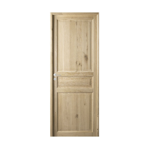 Bloc Porte Cuivre 100% chêne 204x83cm Huisserie 72mm Droit - GIMM