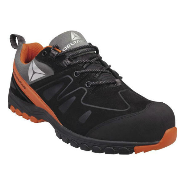 Chaussures de Sécurité DeltaPlus Brooklyn Noir-Orange S3 SRC