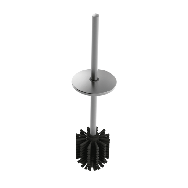 Brosse WC avec Manche+Couvercle Inox Poli Satiné Delabie 4051MLS