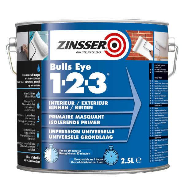 Primaire de Masquage Adhérent Isolant Bulls Eyes 123 Zinsser