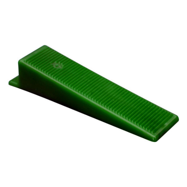 Cale coin PVC pour coffrage 150 x 45 mm ép 25 mm Vert, par 25