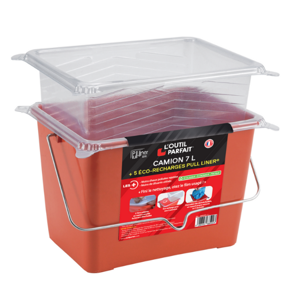 Camion Peinture PP L'Outil Parfait Pull Liner® 7L + 5 Eco-recharges