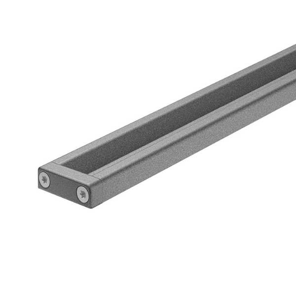 Caniveau de Douche Alu Schlüter-Kerdi-Line-Vario Cove 26mm 1,8m, Gris