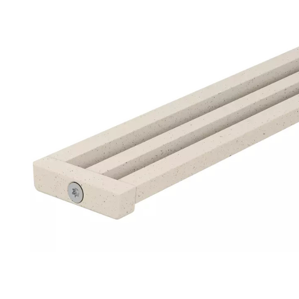 Caniveau de Douche Alu Schlüter-Kerdi-Line-Vario Wave 34mm 1,2m Ivoire