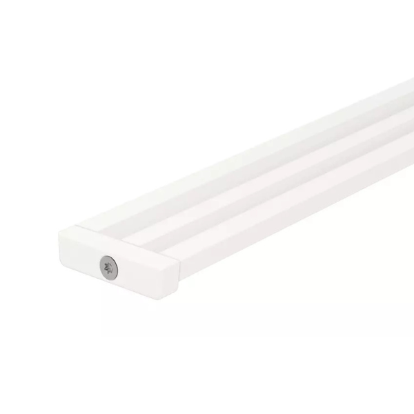 Caniveau Douche Alu Schlüter-Kerdi-Line-Vario Wave 34mm 1,2m Blanc mat