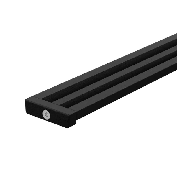 Caniveau Douche Alu Schlüter-Kerdi-Line-Vario Wave 34mm 1,2m Noir mat