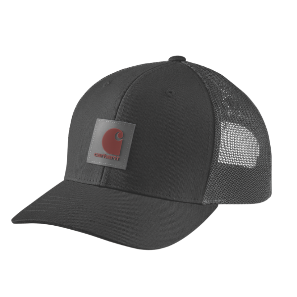 Casquette Carhartt Twill Mesh-Back Logo Patch 105216 Black
