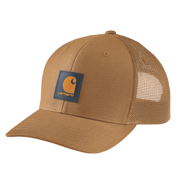 Casquette Carhartt Twill Mesh-Back Logo Patch 105216 Brown/Honey