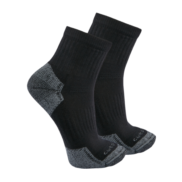 Chaussettes Carhartt Cotton Blend Quarter SQ6103M Black L x3