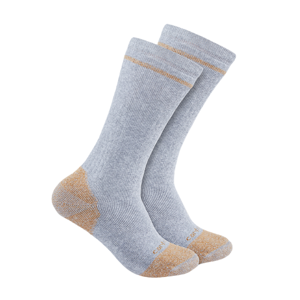 Chaussettes Carhartt Cotton Blend Steel Toe Boot SB5552M Grey L x 2