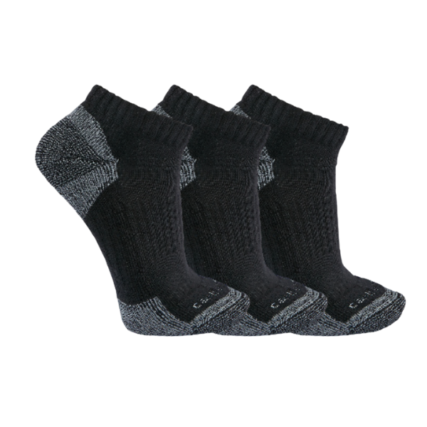 Chaussettes Femme Carhartt Cotton Blend Low Cut SL2623W Black L x 3
