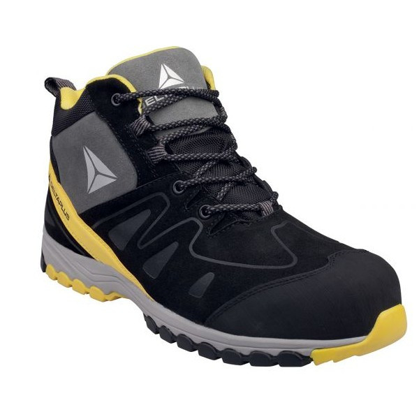 Chaussures de Sécurité DeltaPlus MANHATTAN S3 SRC Noir-Jaune