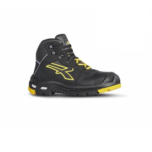 Chaussures de Sécurité Hautes U-Power Cosmo S3 CI HI SRC Noir/Jaune
