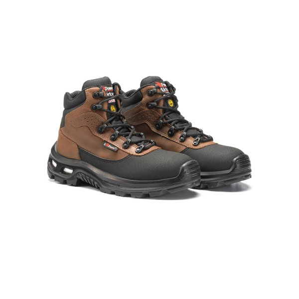 Chaussures de Sécurité Hautes U-Power Floyd ESD S3 CI AN SRC Marron