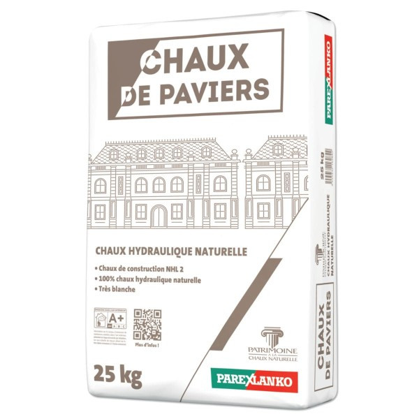 Chaux Hydraulique Chaux De Paviers ParexLanko CHDP25 25kg