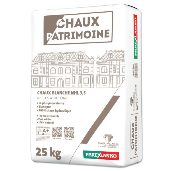 Chaux Hydraulique Chaux Patrimoine ParexLanko CHPAT25 25kg