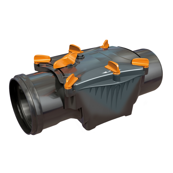 Clapet anti-retour PVC à Coller Nicoll 12S1008 2 Clapets Type 2 ⌀100mm
