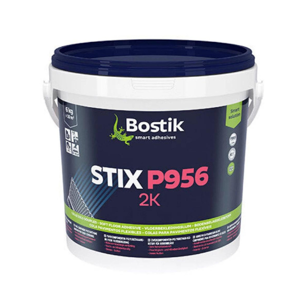 Colle Polyuréthane Bostik Stix P956 2K pour Sol Tous Supports 6 kg 