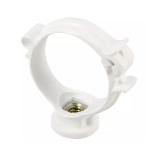 Collier monobloc PVC Nicoll CM40BL Blanc, ⌀40mm