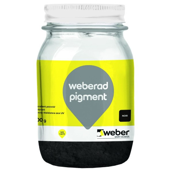 Colorant en Poudre Béton Weberad Pigment Noir 900g