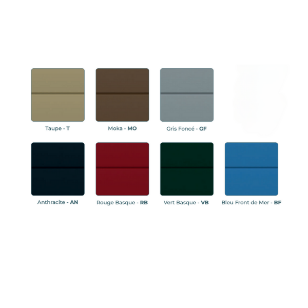 Pvc Basque Couvercle d'angle PVC MEP 50x50mm Rouge Basque 3m - materiauxnet.com