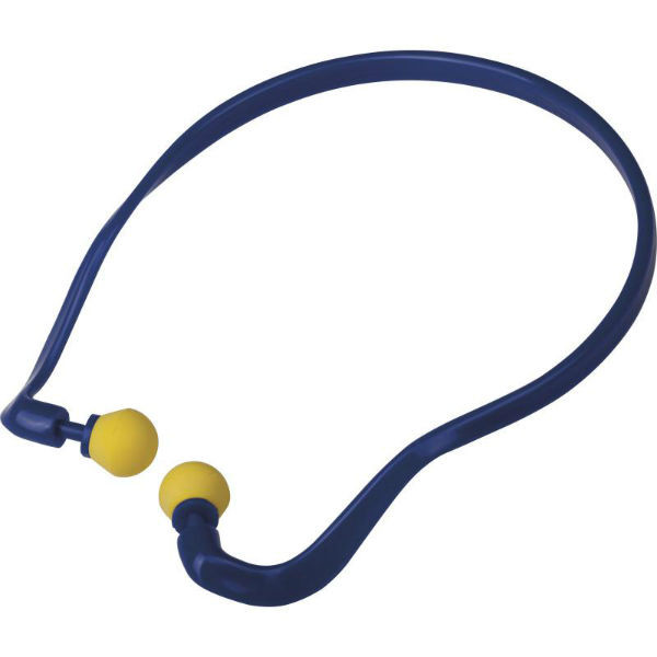 Bouchons d'oreilles + Arceau DeltaPlus CONICMOVE01 Bleu-Jaune