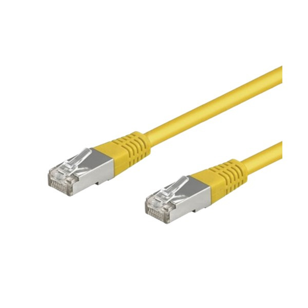 Cordon de Brassage RJ45 CAT6 Jaune 0,3 m