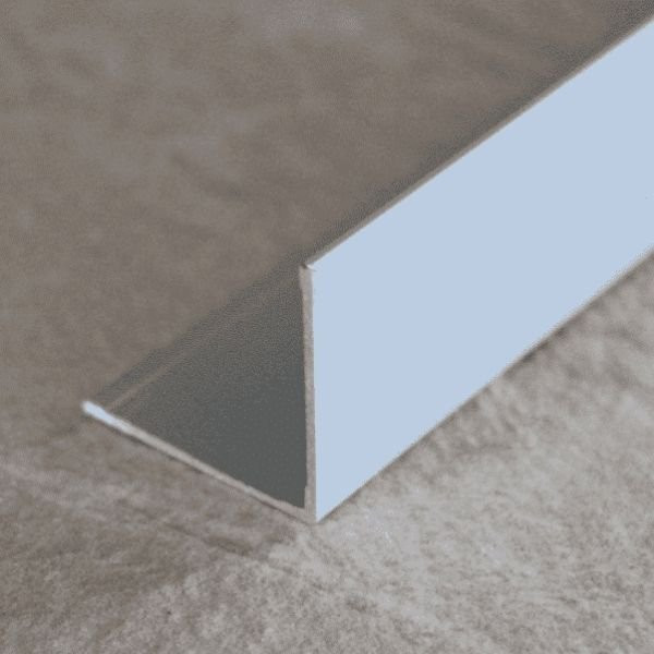 Cornière Aluminium Chromé Mat 30 x 30 mm x 2,5 m