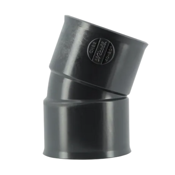 Coude PVC à Coller F-F 20° Nicoll Hometech® ⌀40mm - materiauxnet.com