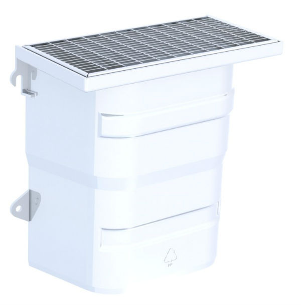 Courette et grille d'aeration vide sanitaire ACO