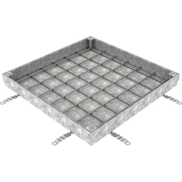 Couvercle à Carreler Galva M125 ACO Uniface 60 x 60cm, Hauteur 8 cm