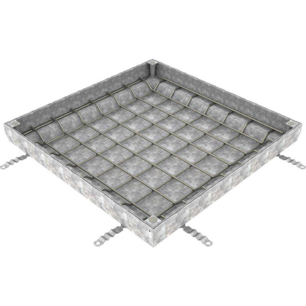 Couvercle à Carreler Galva M125 ACO Uniface 70 x 70cm, Hauteur 8 cm