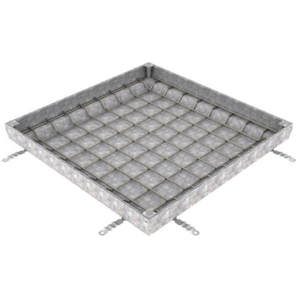 Couvercle à Carreler Galva M125 ACO Uniface 80 x 80cm, Hauteur 8 cm