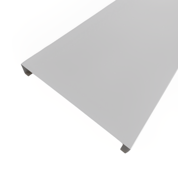 Couvertine Aluclos L 2,013 m x l 28 cm x H 3 cm Blanc RAL9016
