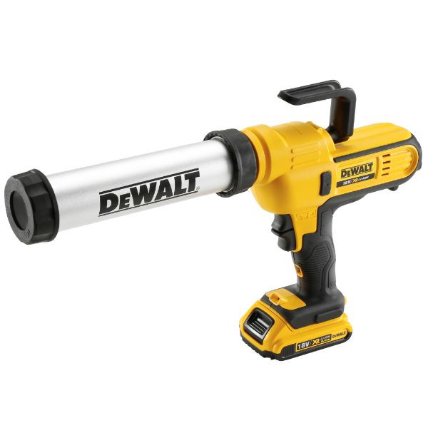 Pistolet à Mastic Sans Fil Dewalt XR 300-400ml 18V 2Ah, DCE571D1