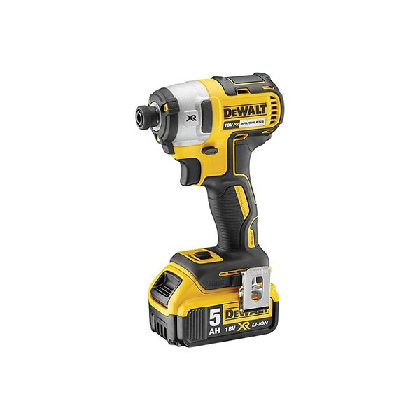 Visseuse à Chocs Dewalt XR Brushless 18V 5Ah 2 Batteries, DCF887P2